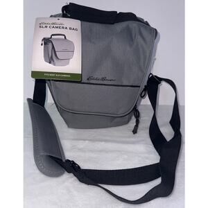 Eddie Bauer Gray and Black SLR Camera Bag New With Tags